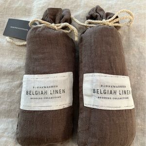 Restoration Hardware Belgian Linen Standard Shams